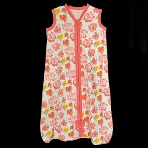 Burts Bees Baby 100% Organic Cotton Sleeveless Floral Print BeeKeeper Sleepsack
